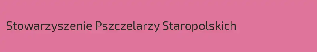 Stowarzyszenie Pszczelarzy Staropolskich